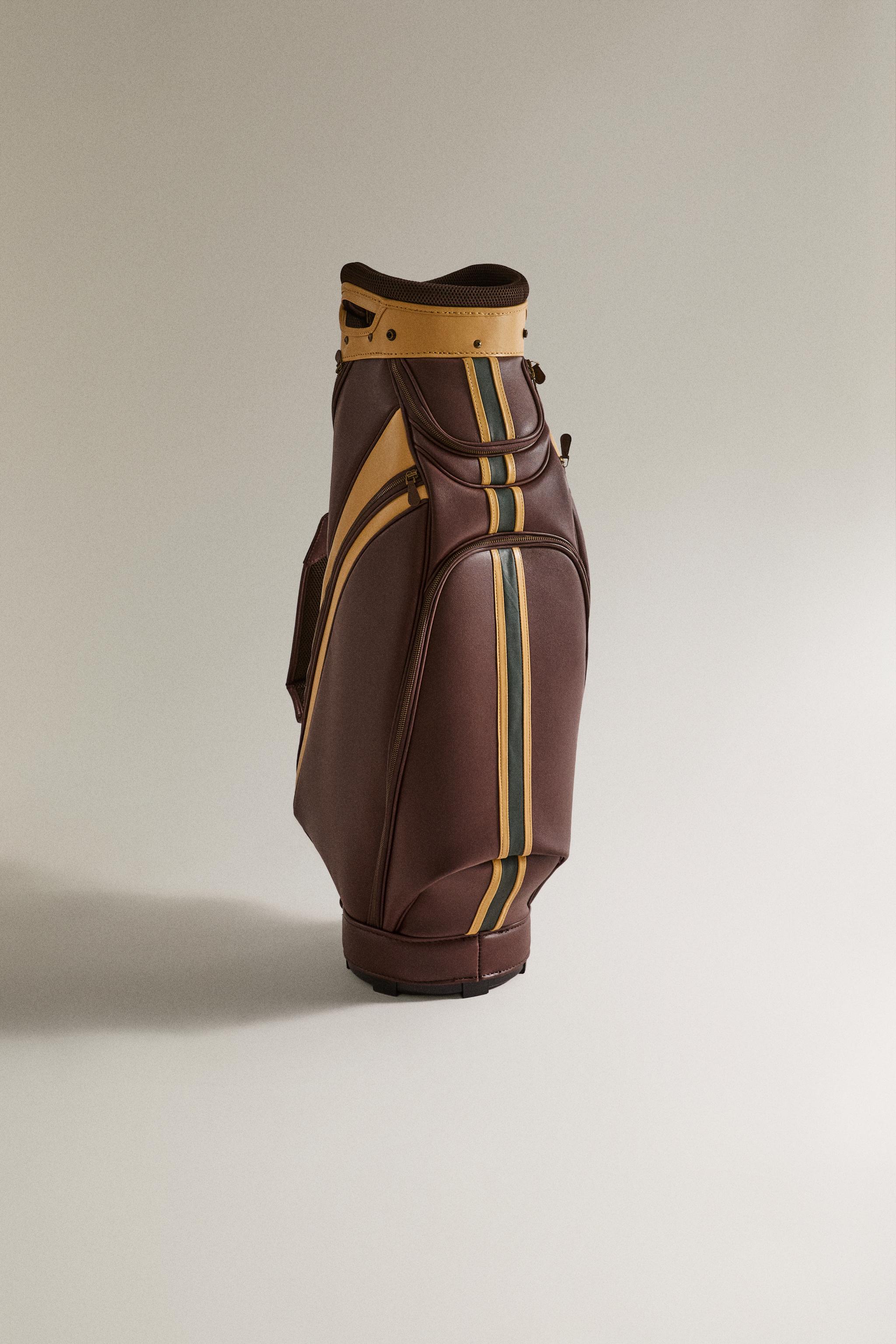 SAC DE GOLF RIGIDE EN CUIR